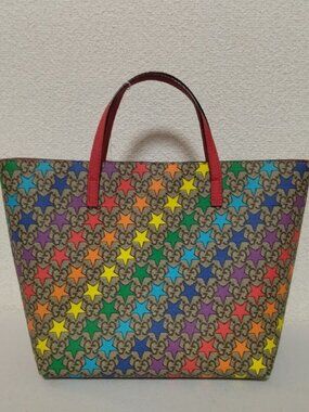 Gucci GG Supreme Children's Rainbow Star Handbag